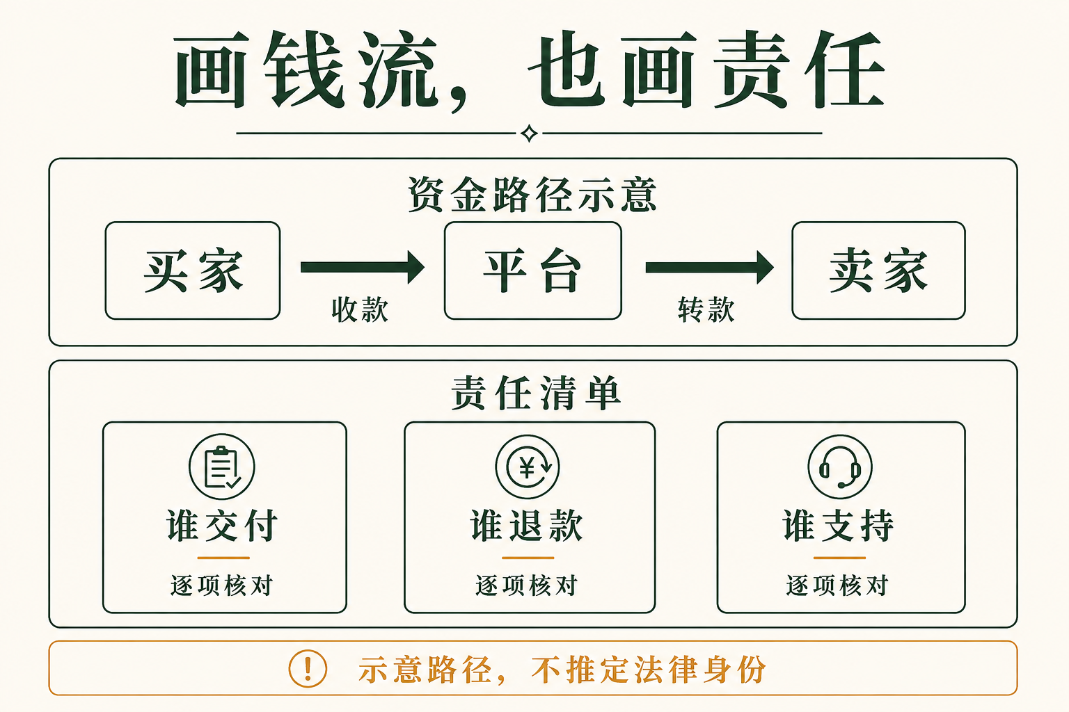 付款路径与履约责任是两张需要对照的图，不按外观推定法律身份。
